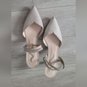 Nina Elegant Glitter Pointed-Toe Flats